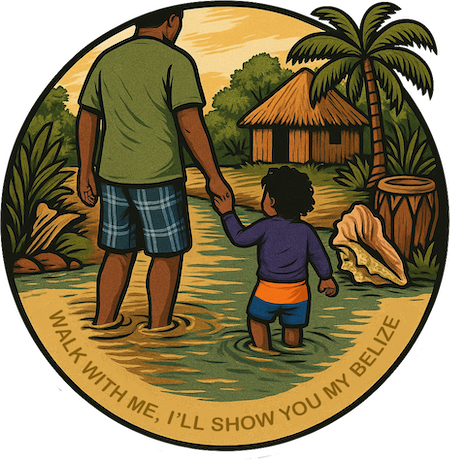 Belize With Alvin logo – private Belize tours and cultural travel guide