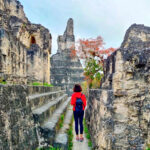 girl at tikal guatemala