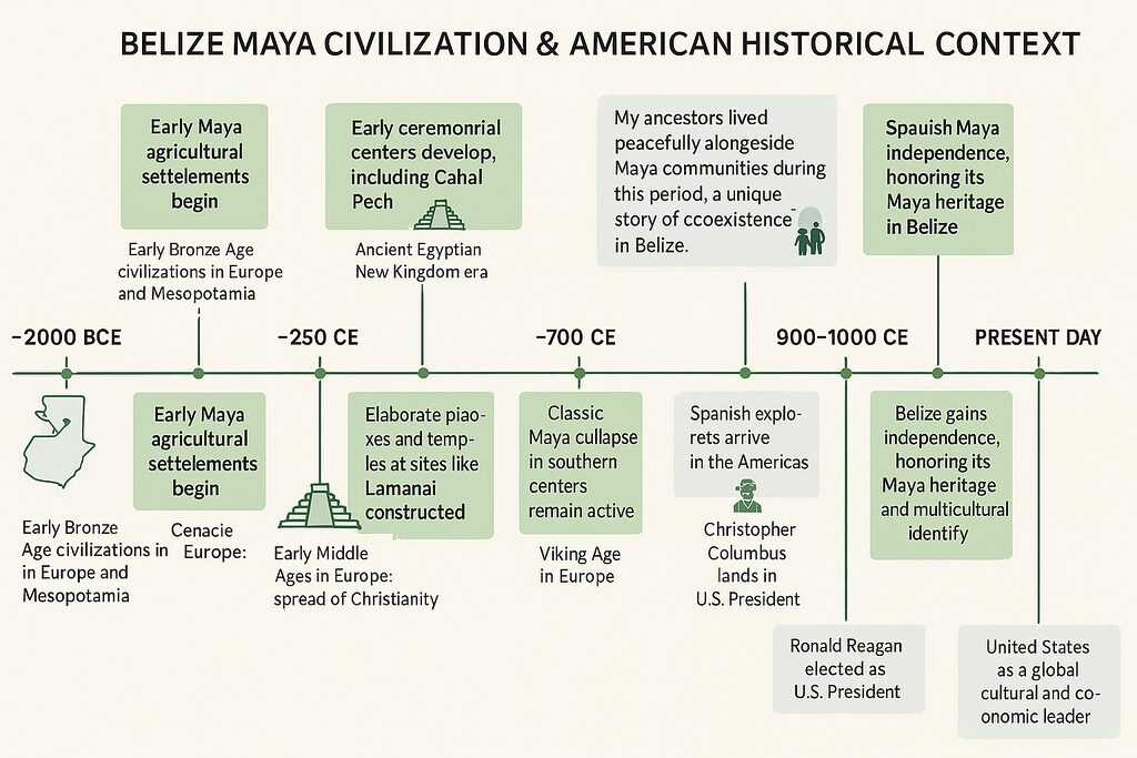 Maya Timeline in Belize with Alvin