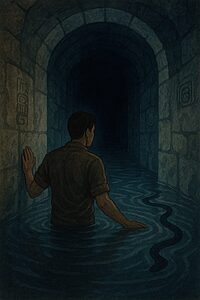 My dream Xunantunich water passageway