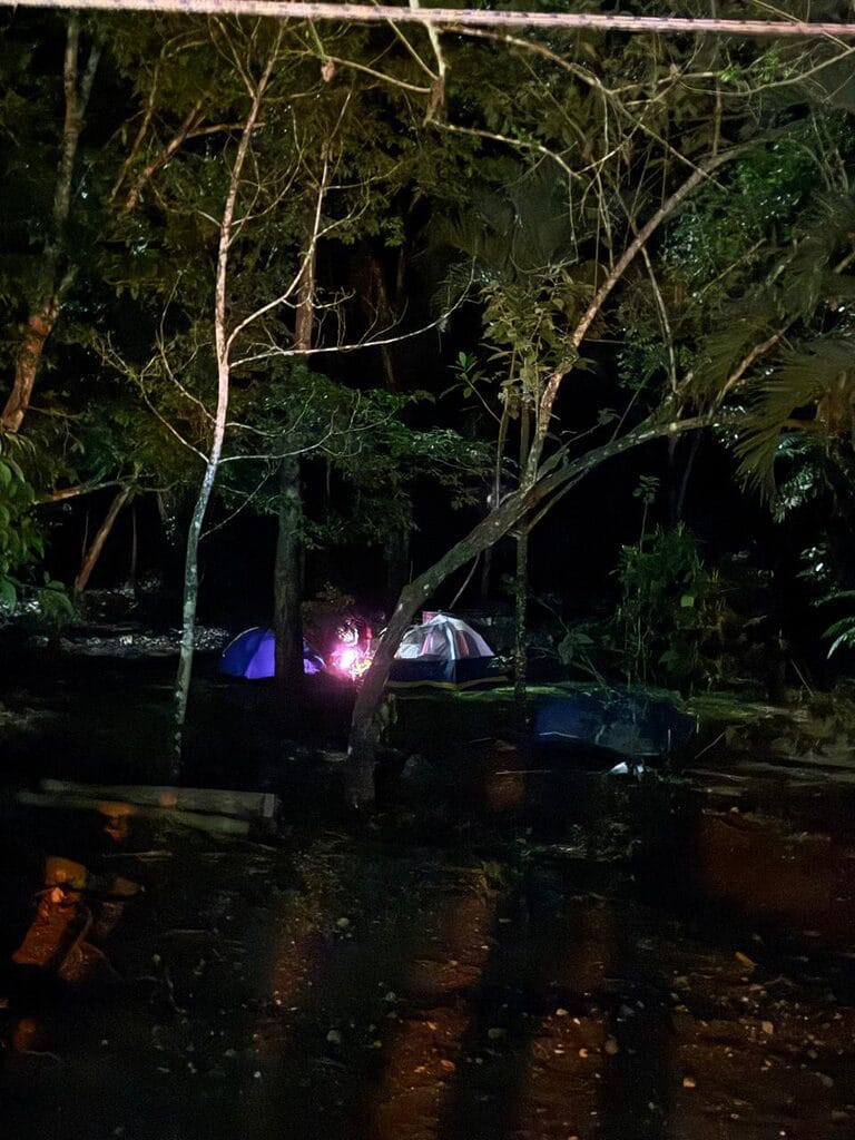camping at Elijio Panti National Park