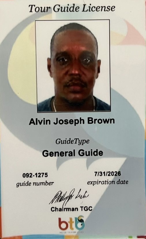 belize tour guide licensed