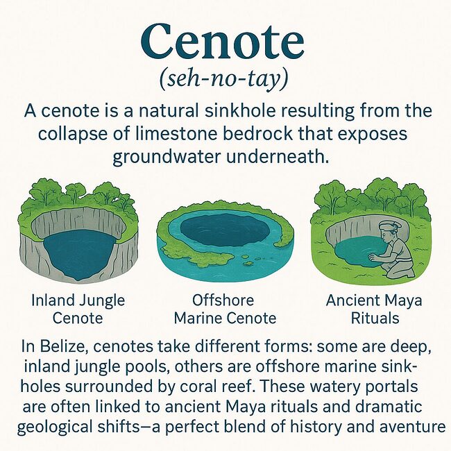 Cenote in belize with Alvin Cenote in belize with Alvin