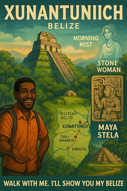 xunantunich belize with alvin xunantunich belize with alvin
